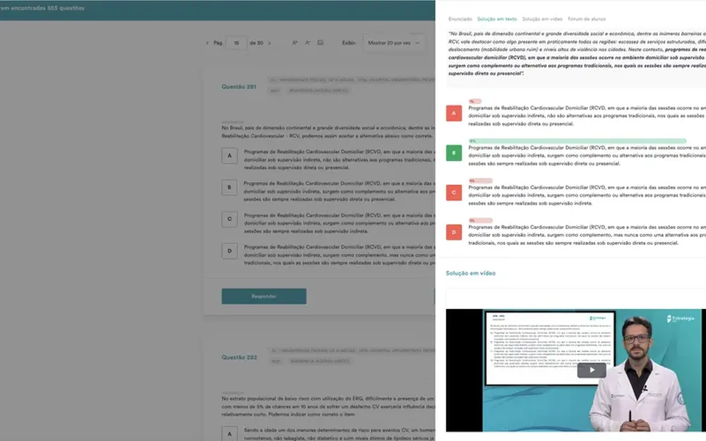 Banco de Questões do Estratégia MED
