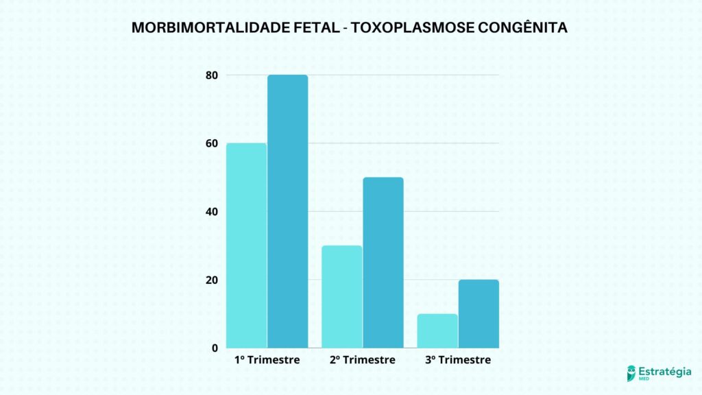 Gráfico: Morbimortalidade Fetal - Toxoplasmose Congênita