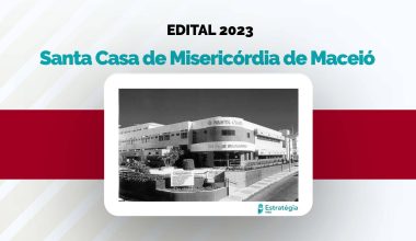 Capa Edital 2023 Santa Casa de Maceió