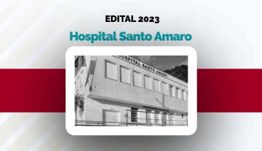 Capa Edital Hospital Santo Amaro 2023