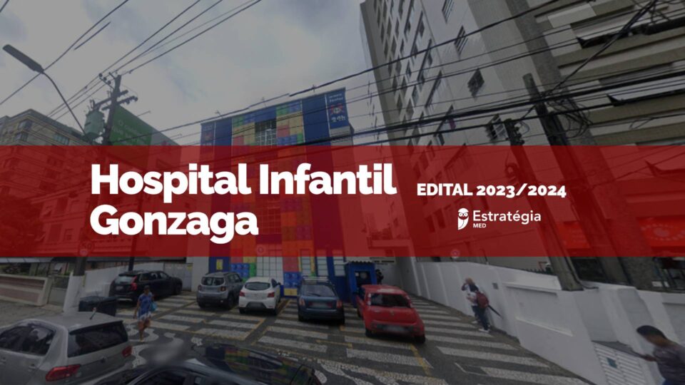 Hospital Infantil Gonzaga oferta 3 vagas para Pediatria em edital de Residência Médica 2024