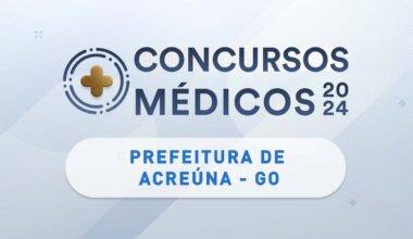 Capa Concurso Médico Acreúna 2024