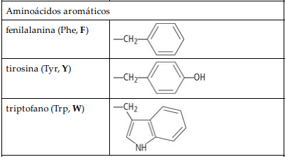 Estrutura química da fenilalanina